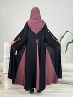 عباية راقيه عنابي