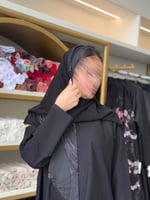 عباية اليف بقماش كريب الاناقة وجاكار موف