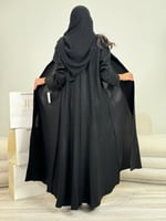 عباية غدير ا بليزر كريب الاناقة كاروهات دوائر