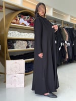 عباية سوار بليزر رسمي مزين بكسرات بقماش انترنت