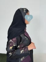 عباية اسرار ا قماش كريب الاناقة