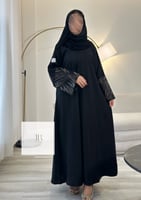 تشكيلة العيد | عباية نجد باكمام مربع ذهبي