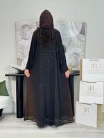 عباية وهج | بني أكمام اسود
