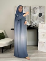 عباية ريحان سماوي