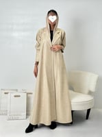 تشكيلة شتاء 2024 - عباية ميلينا بقماش شامواه مطرز...