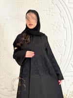 عباية وجد بقماش كريب الاناقة بتل مشكوك دوائر