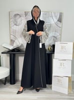 عباية لوكاس ا بقماش الاناقة مع دانتيل