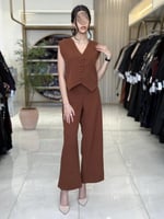 عباية إيليف بقماش كربب باربي تركي جملي ( طقم ثلاث...