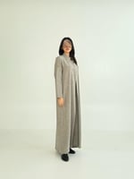 عباية ميرنا بقماش كريب مغربي نود 7