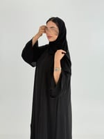 عباية ليلى بقماش انترنت مسكره من الامام