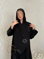 عباية راما بقماش كريب الاناقة بتل شك