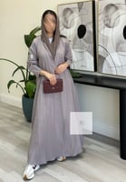 عباية بقماش كريب دنسون - نوود