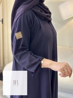 تشكيلة الصيف | عباية شيفون دبل فيس - موف