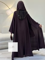 عباية بلاك بيري دبل كلوش - عودي