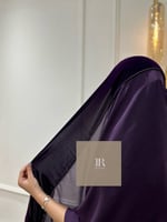 طرحة مخمل - موف