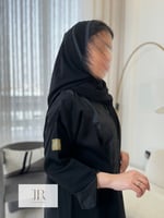 عباية ليان l الاناقة تدخيلات جاكار ناعم فتحه كم -...