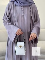 عباية لنن مكسر خفيف صيفي - نوود