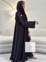 عباية بلاك بيري دبل كلوش - بني محروق