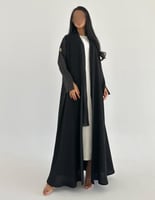 كريب ملكي كلوش مع اكمام جاكار