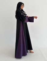 كريب ياباني كلوش اسود وموف