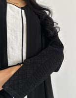 كريب صيفي كلوش جاكار مكرمش من الخلف