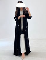 عباية ملكي كلوش مطرز