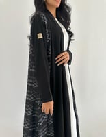 كريب ولنن هندي مطرز كلوش