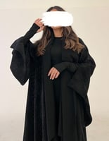 عباية شتوية فتحة في الكم