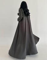 كريب زيتي نص كلوش مع جاكار