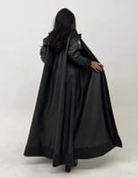 جلد نص كلوش مع فرو