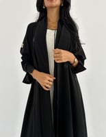 كريب خفيف عملي مطرز زري ياباني كلوش