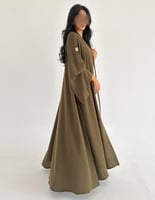 كريب خفيف ياباني اكمام كلوش القصة كلوش