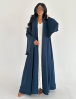 كريب خفيف ياباني اكمام كلوش القصة كلوش