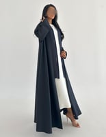 تفته من الخلف مع كريب خفيف بفتحة اكمام قصة كلوش كح...