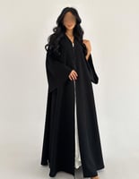 كريب عملي اندونيسي منقط اكمام كلوش قصة كلوش