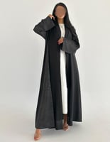 كريب صيفي مع جاكار حرير كلوش