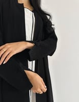 كريب صيفي كلوش جاكار مكرمش من الخلف