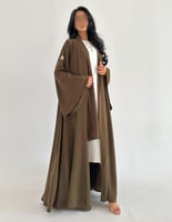 كريب ياباني عملي كلوش اكمام كلوش