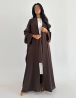 كريب ياباني عملي ربع بشت بني