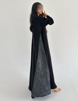 كريب ملكي مع تفته اسود فالجوانب كلوش