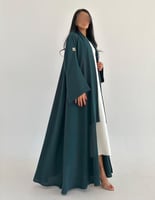 كريب خفيف تركواز عمليه نص كلوش