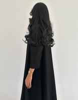 كريب ملكي مع جوانب وأكمام بلمعة