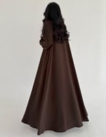 كريب صفطة من الامام كلوش اكمام ضيقة