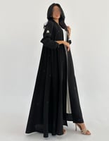 كريب خفيف عملي مطرز زري ياباني كلوش