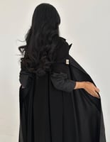 عباية كريب مع تفته قصة رسمية كلوش