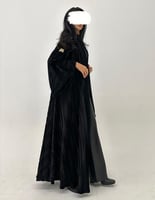 مخمل مكسر كلوش أكمام قصة كلوش