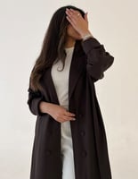 عباية جاكيت رسمي بني