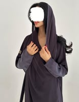 كريب ناعم صيفي مع أكمام حرير بودرة كلوش