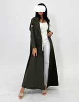 عباية كريب قصة جاكيت