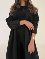 عباية شتوية شامواه وكريب